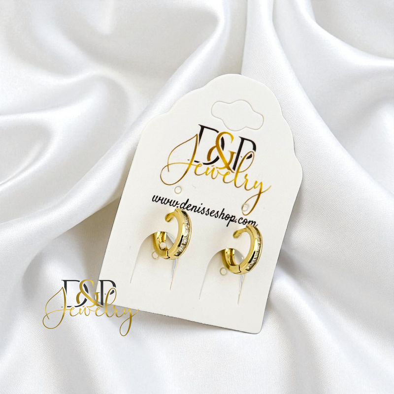14K SMALL HOOP EARRING HP843