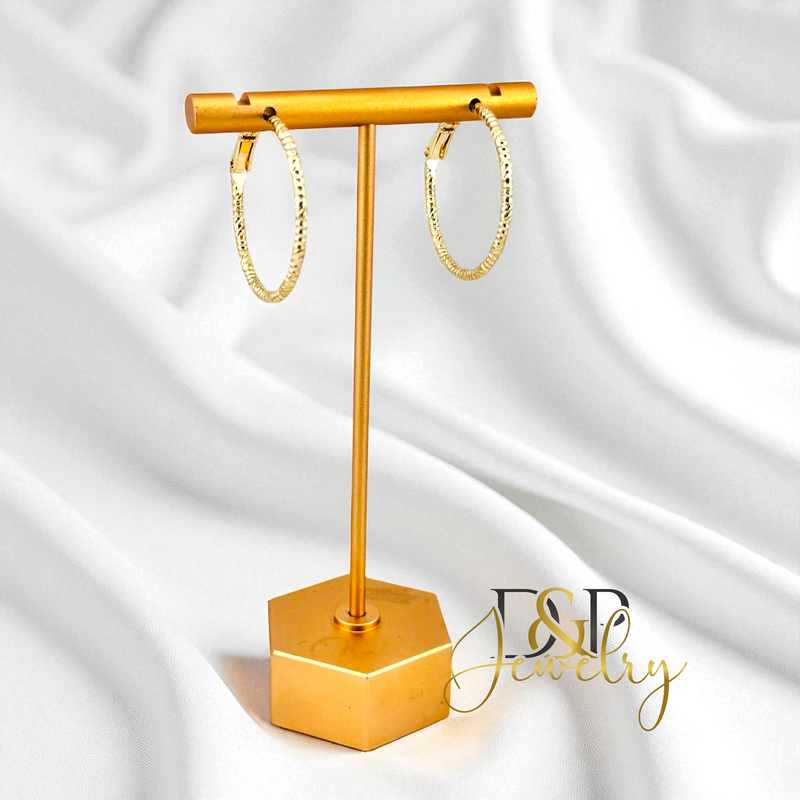 14K GOLD HOOP EARRING HP794