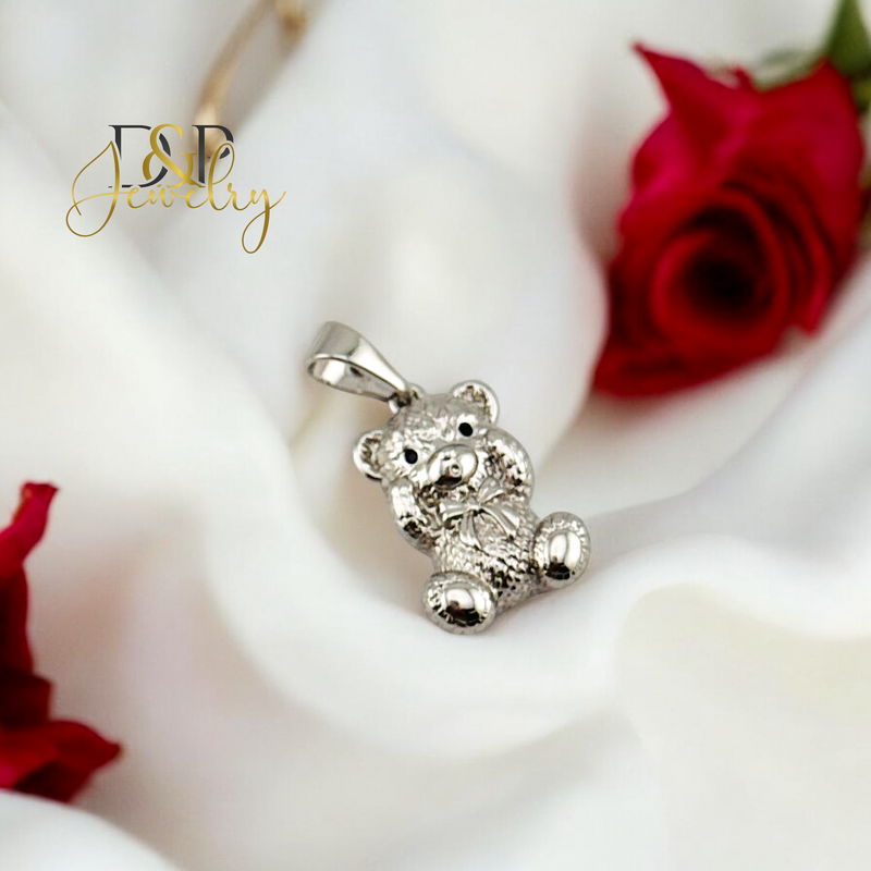 SILVER BEAR PENDANT P798