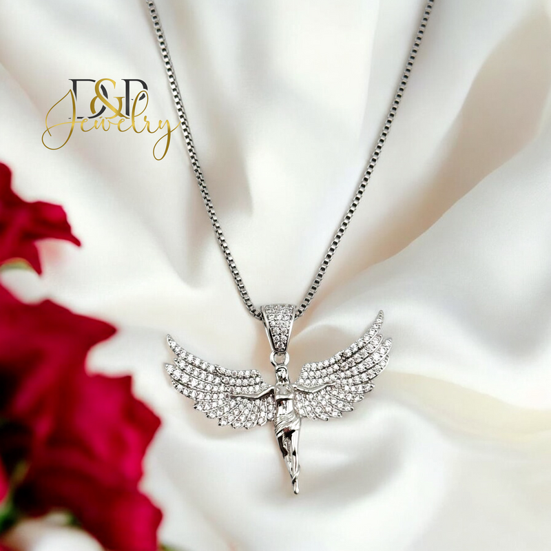 SILVER ANGEL PENDANT P803