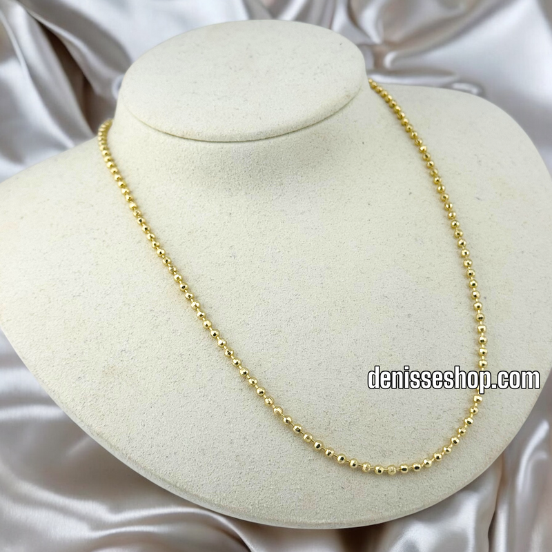 14K CHAIN BEAD 1.5MM CH022