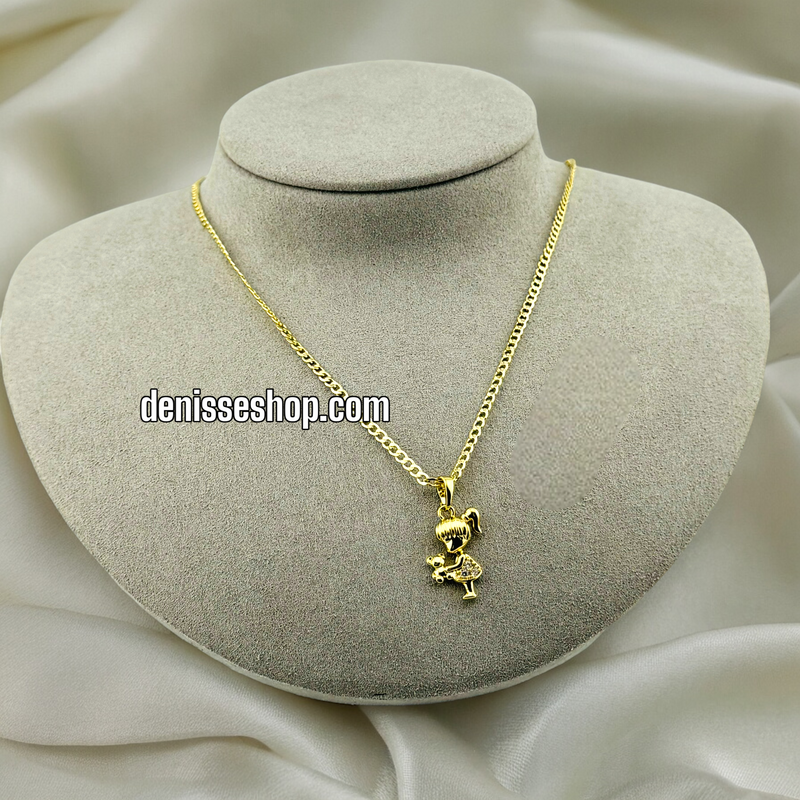 14K GIRL NECKLACE P397