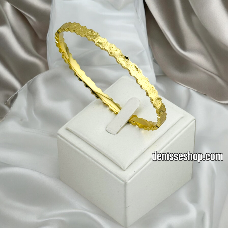 14K BEAUTIFUL GOLD HEARTS BRACELET BR520