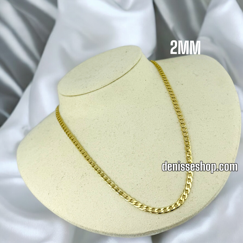 14K CUBAN CHAIN 2MM CH03