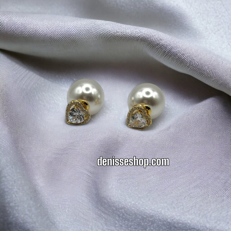 14K PEARL EARRING E290