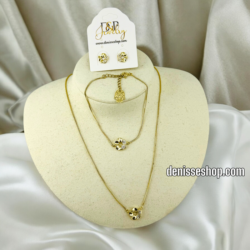 14K WOMAN/ NECKLACE SET N152