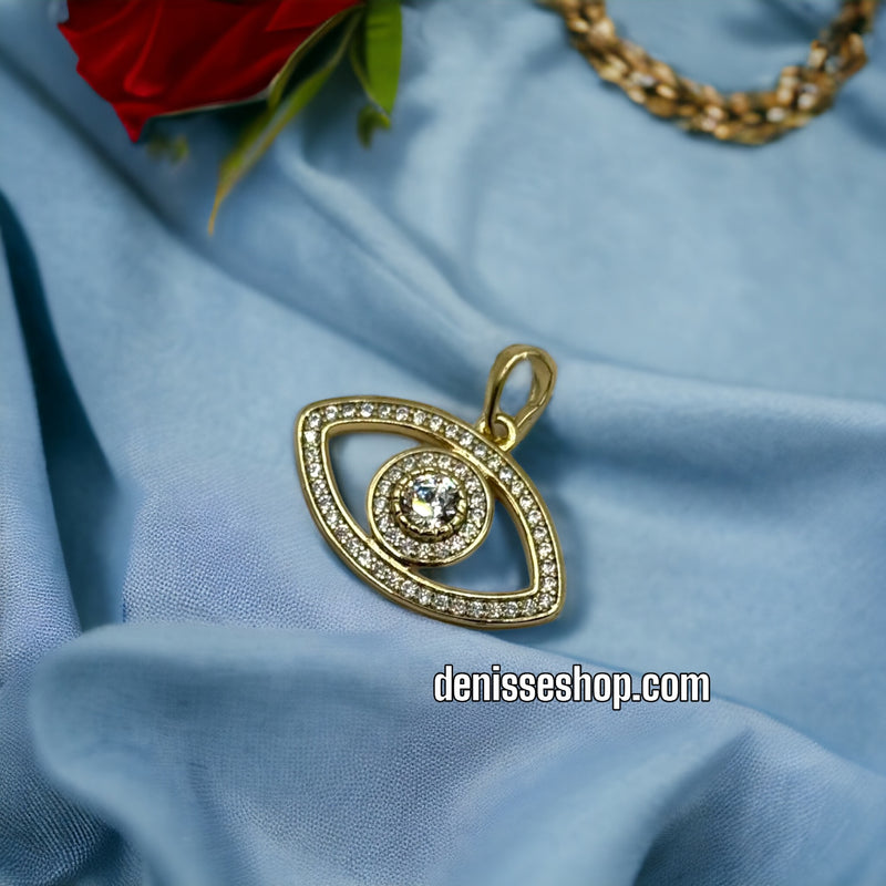 14K Eye Pendant P198 (chain not included)