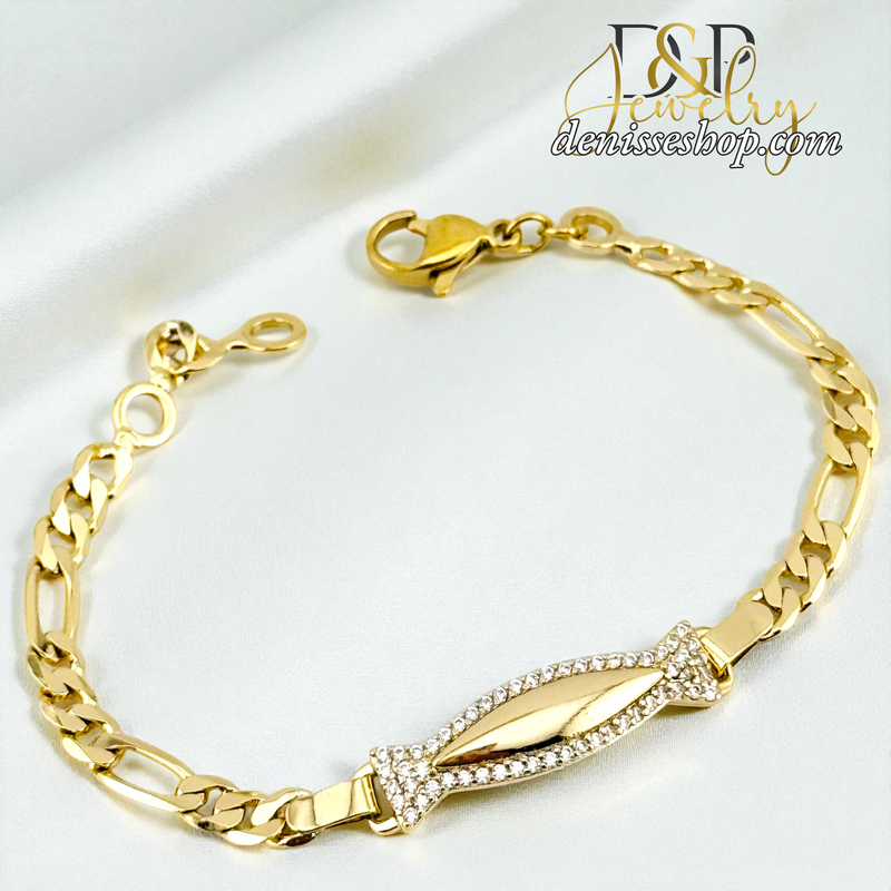 14KGOLD GIRL BRACELET BR857