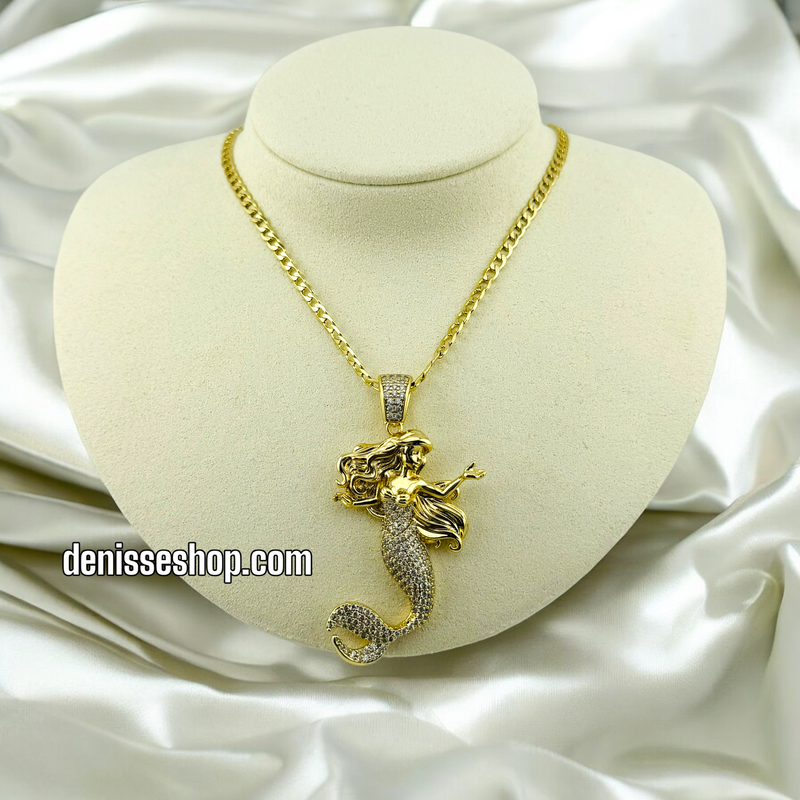 14K MERMAID PENDANT P441