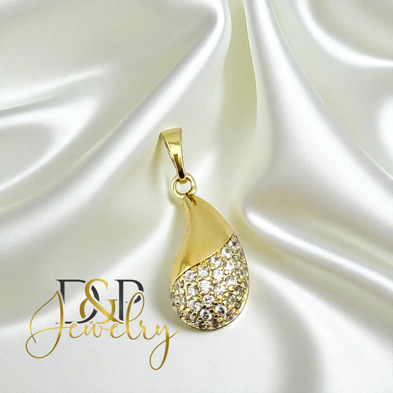 14K GOLD/DROP PENDANT P936