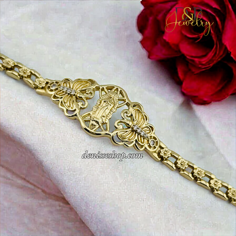 14K VIRGIN MARY BRACELET BR656