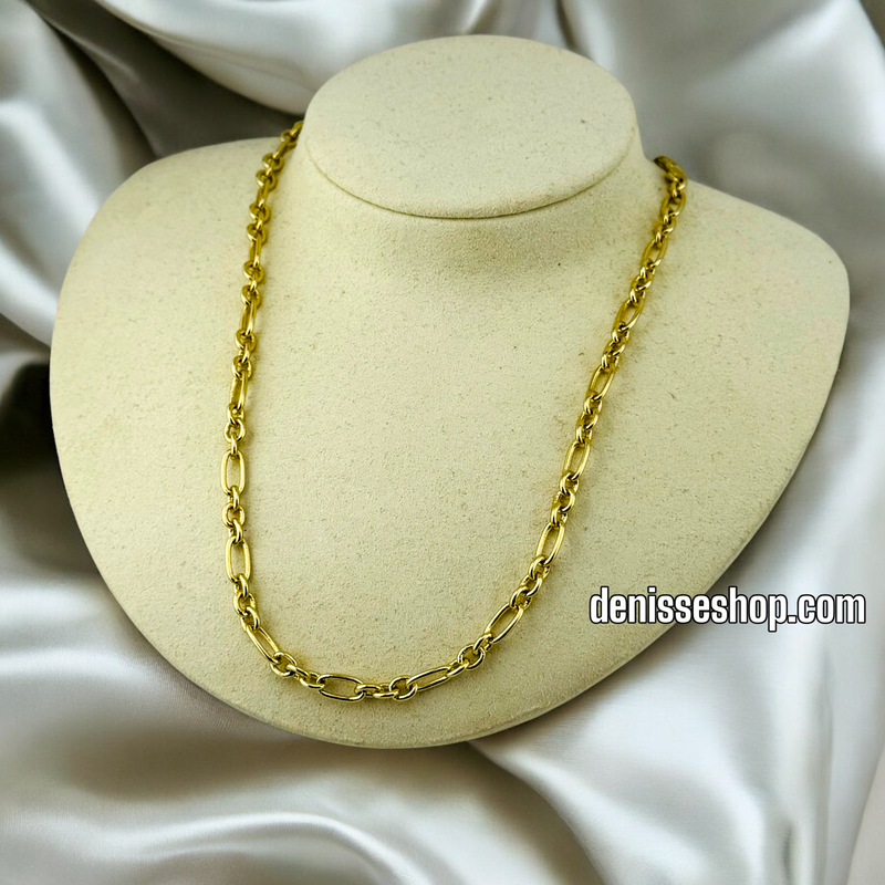 14K WOMEN/LONG LINK CHAIN NECKLACE 18” CH032