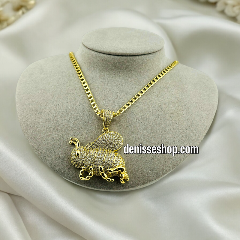 14K BEE PENDANT P373