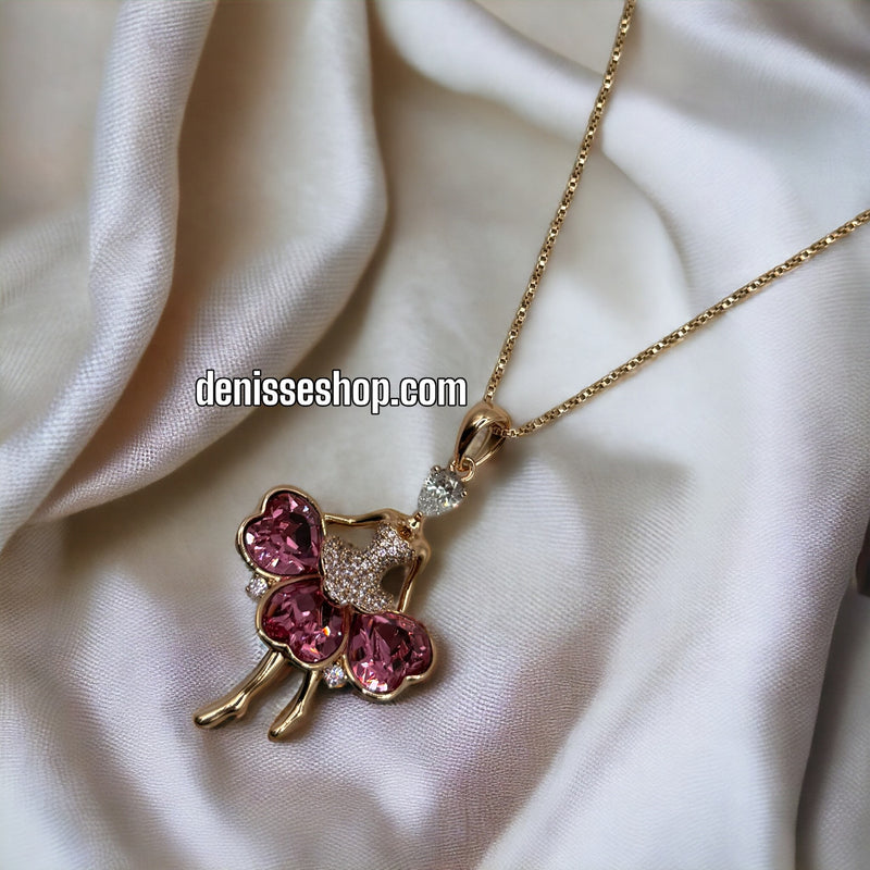 18K BALLERINE NECKLACE P289