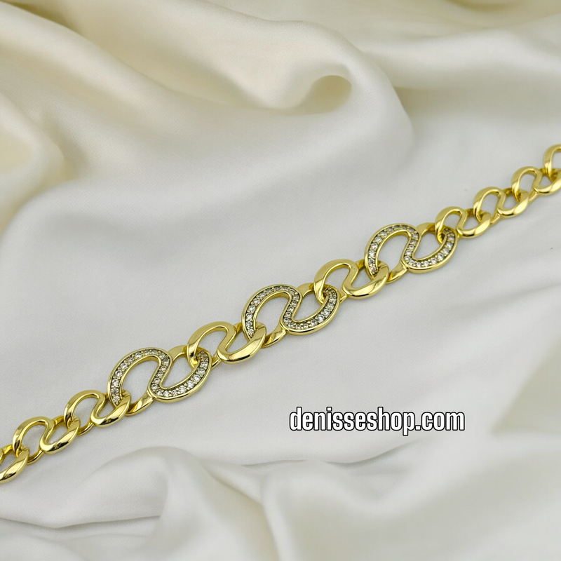 14K GOLD BRACELET BR424