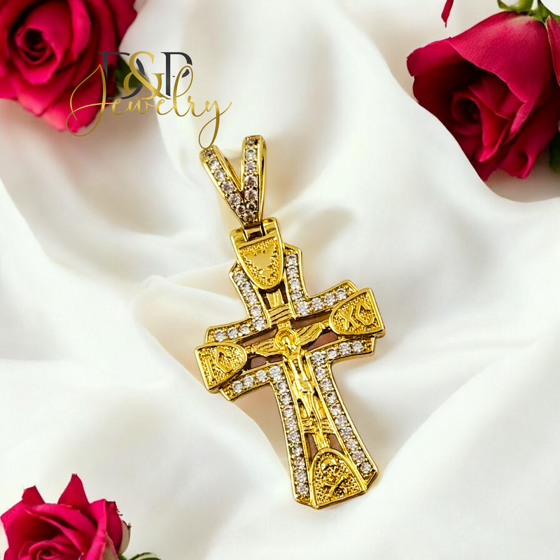 14K CRUCIFIX PENDANT P845