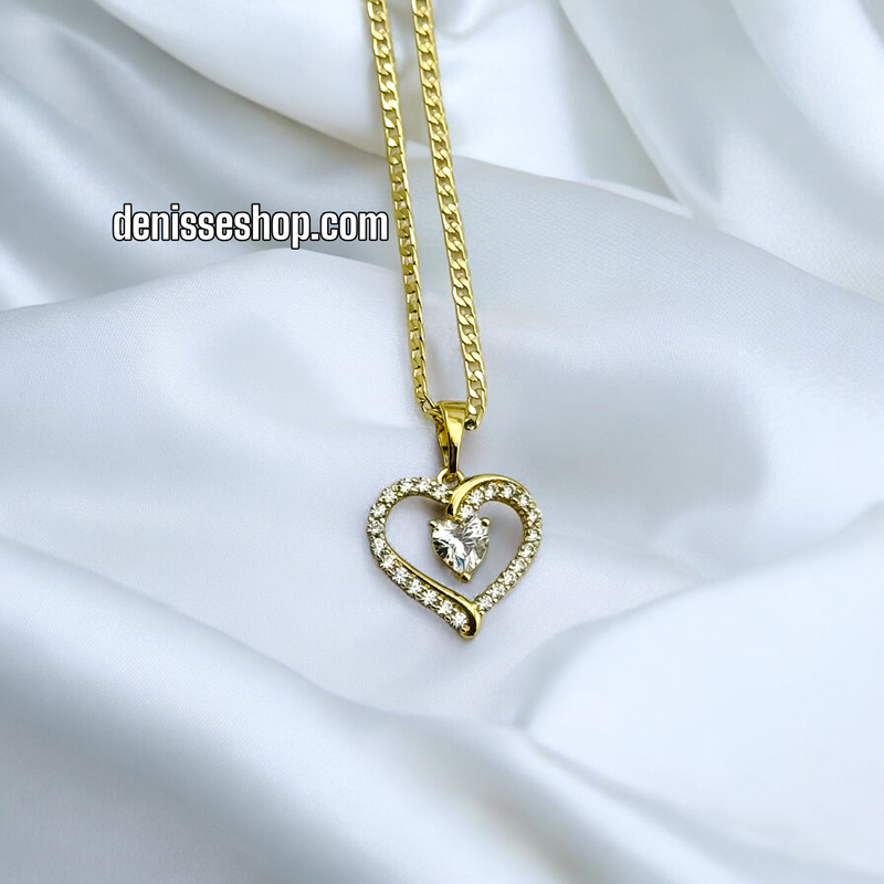 14K HEART PENDANT P431