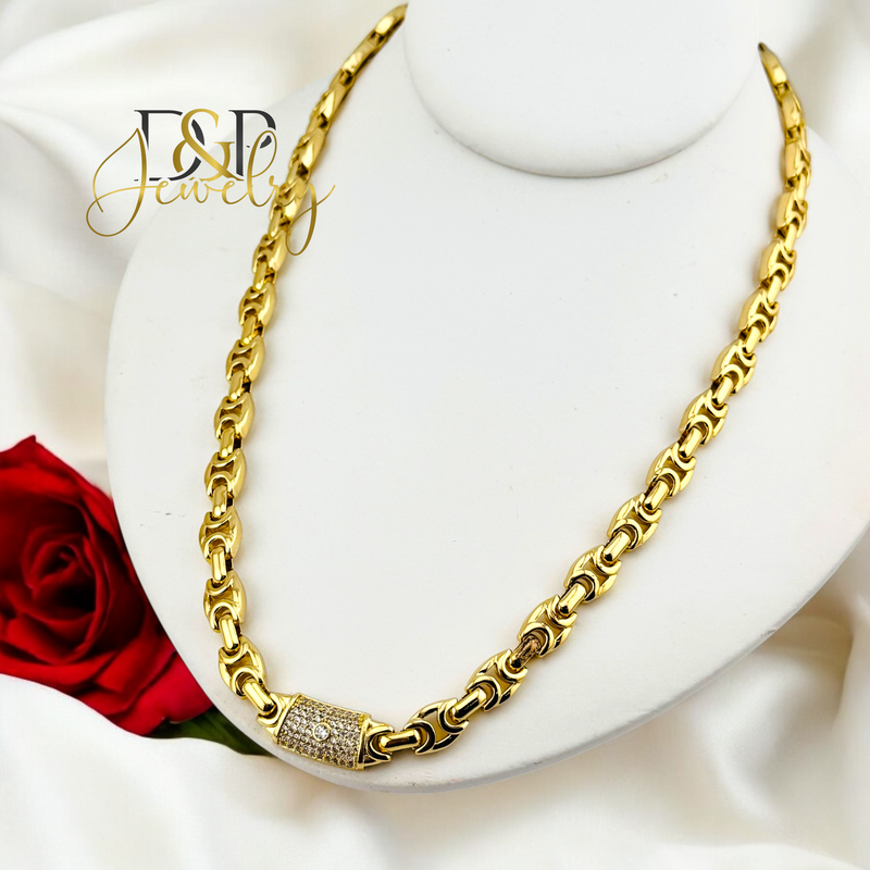 14K DESIGN NECKLACE SET N264