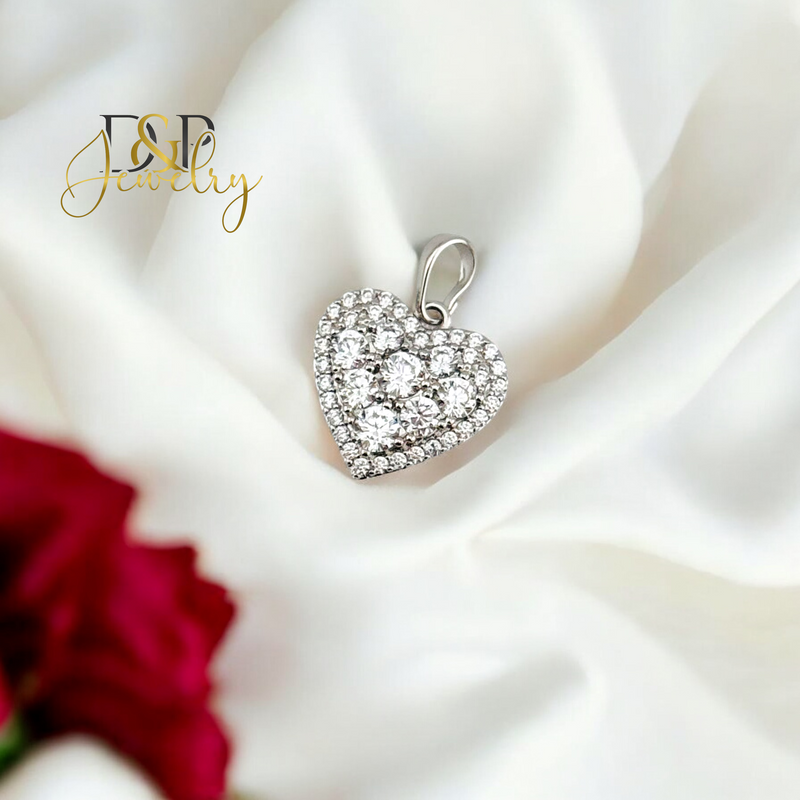 SILVER HEART PENDANT P796