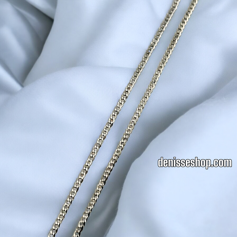 SILVER/ 2MM WOMEN/CUBAN LINK CHAIN  22” CH069