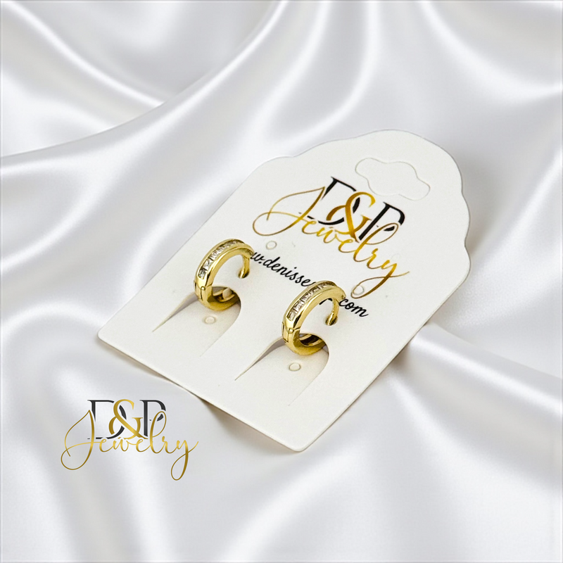 14K SMALL HOOP EARRING HP843