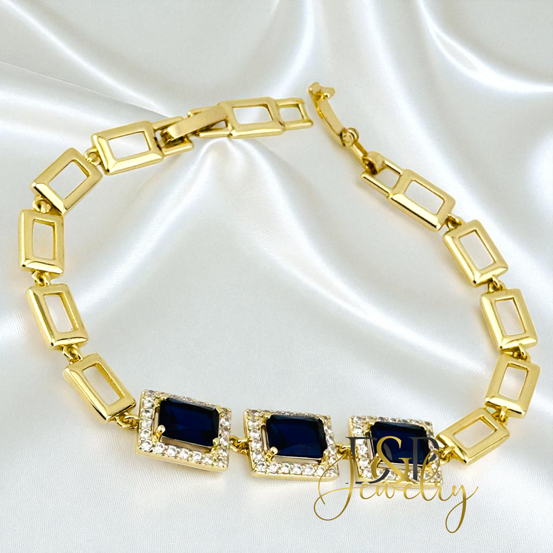 14 BLUE STONE BRACELET BR837