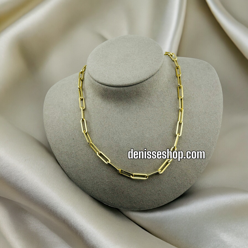 14K PAPERCLIP CHAIN 5MM C1186