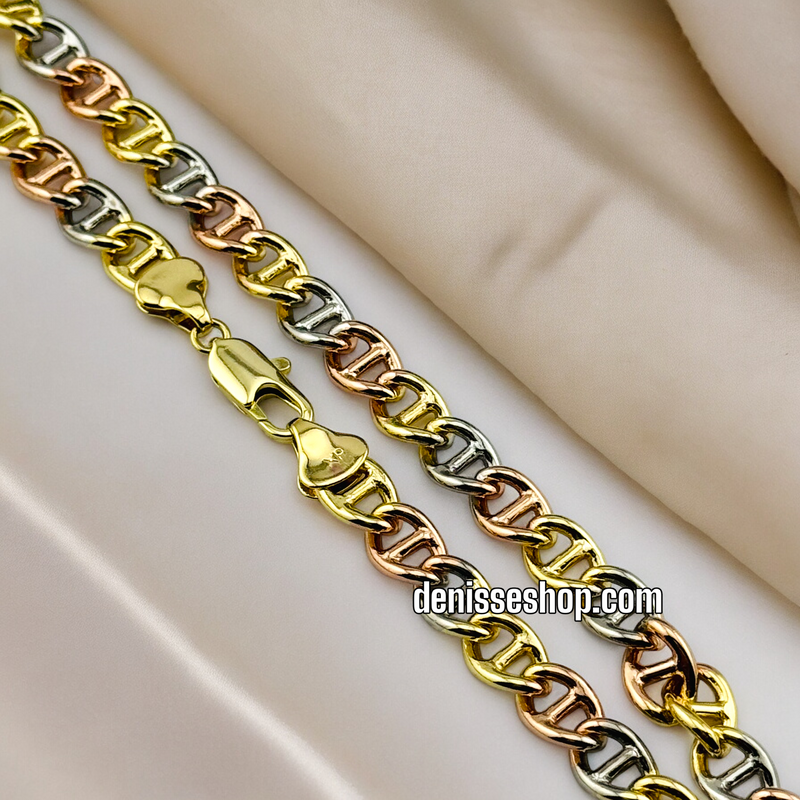 THREE COLOR MARINER CHAIN 6MM C1074