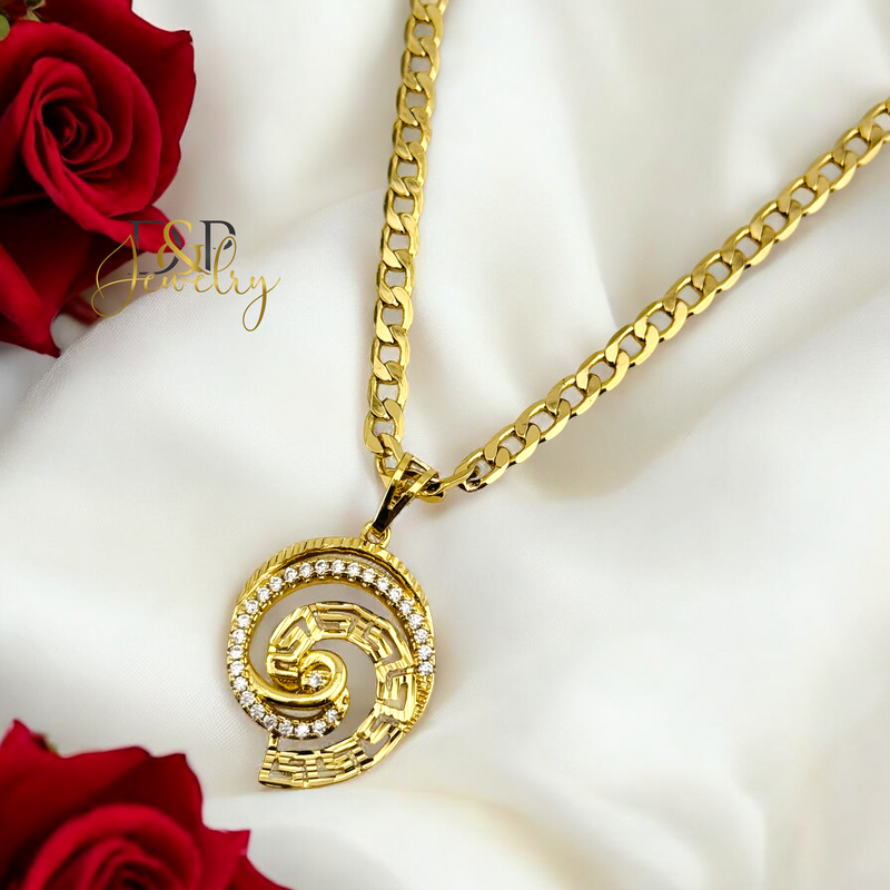 14K DESIGN FASHION PENDANT P758