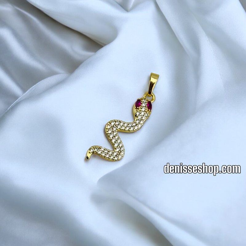 14K /   SNAKE PENDANT P596