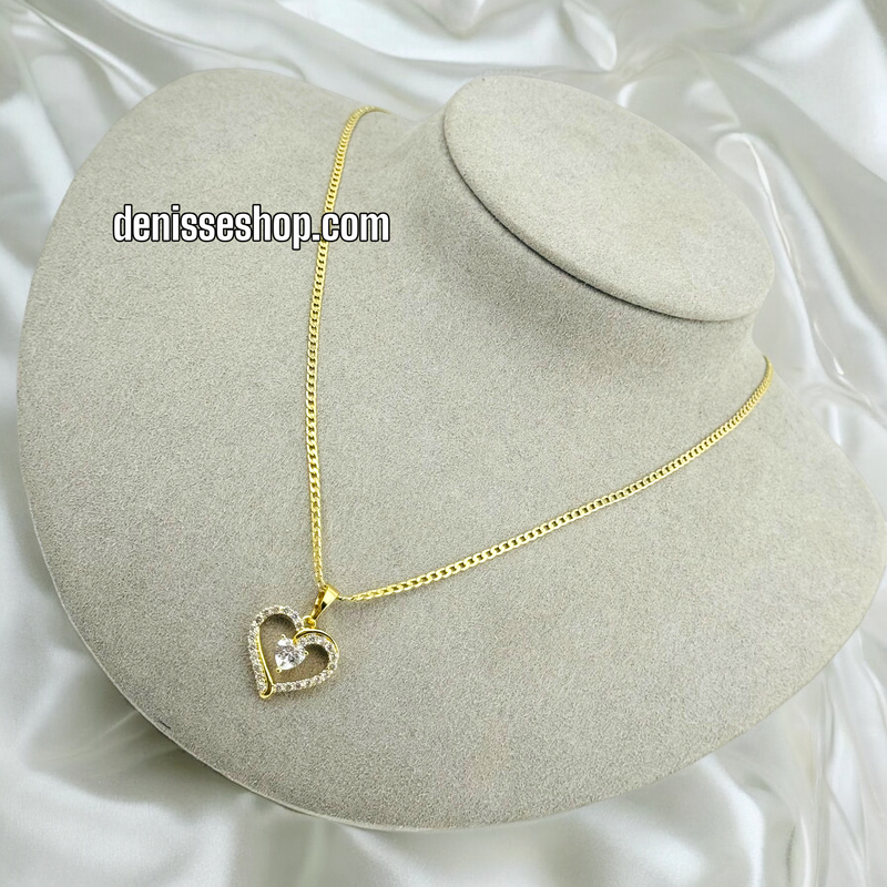 14K HEART PENDANT P431