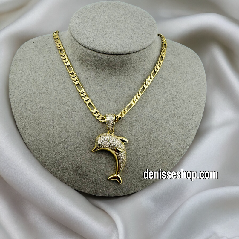 14K DOLPHIN PENDANT P363