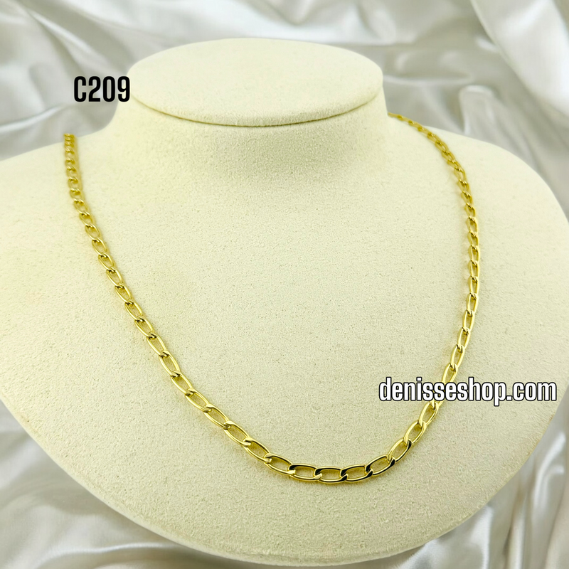 14K CURB CUBAN CHAIN 18&