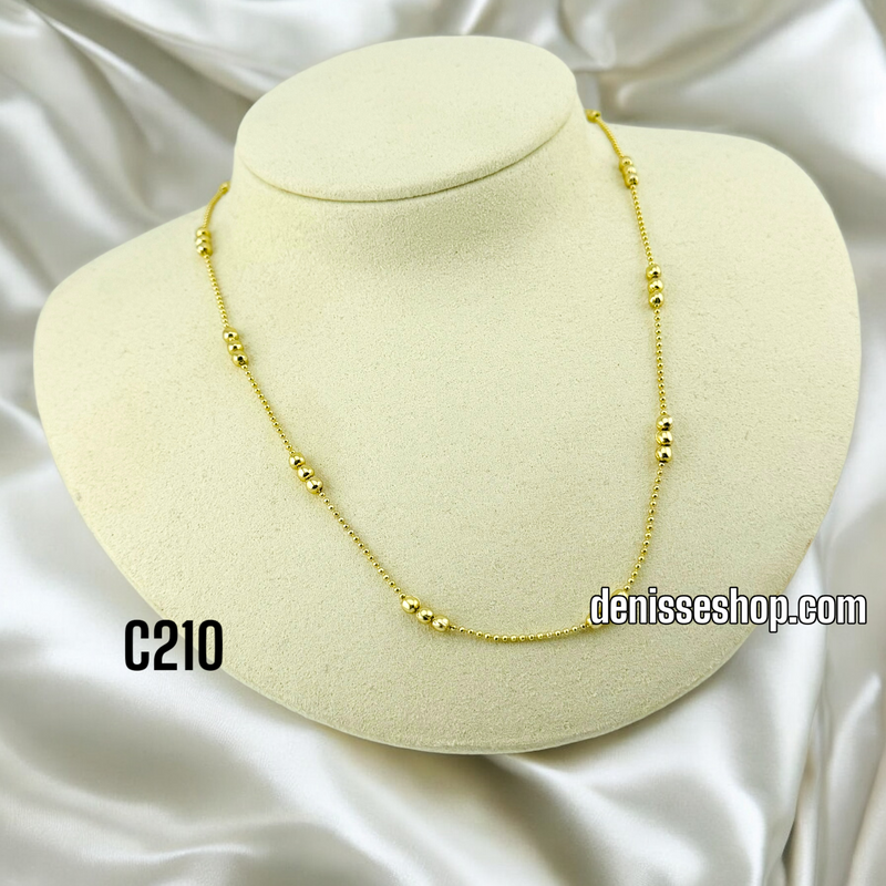 14K BUBBLE CHAIN C210