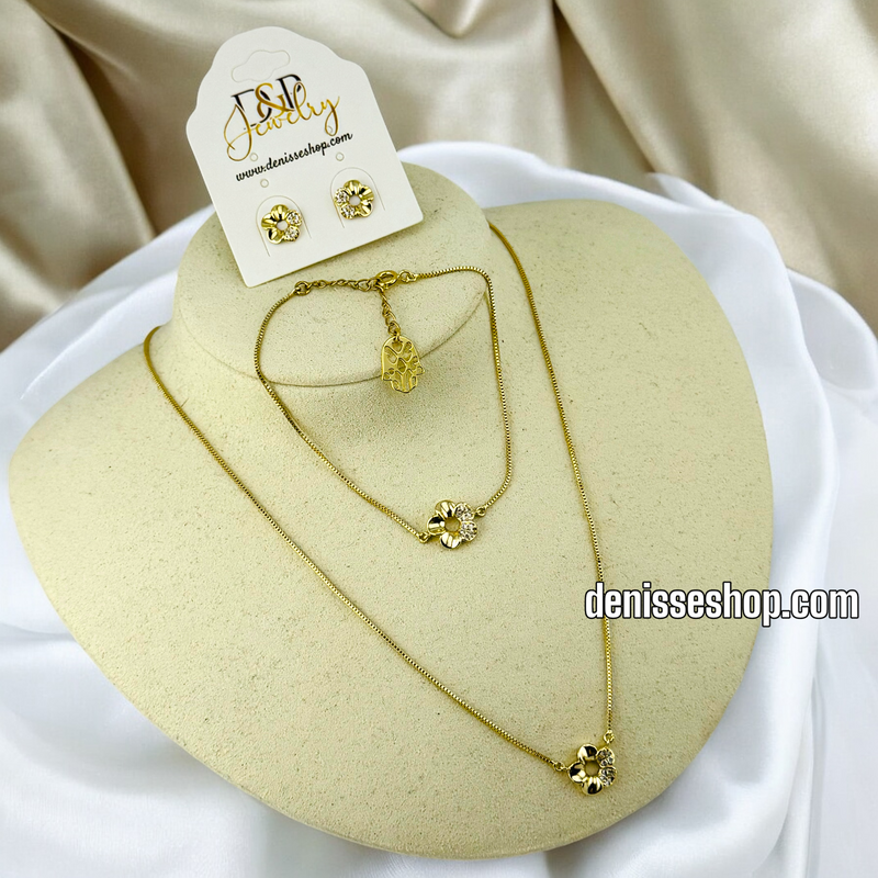 14K WOMAN/ NECKLACE SET N152