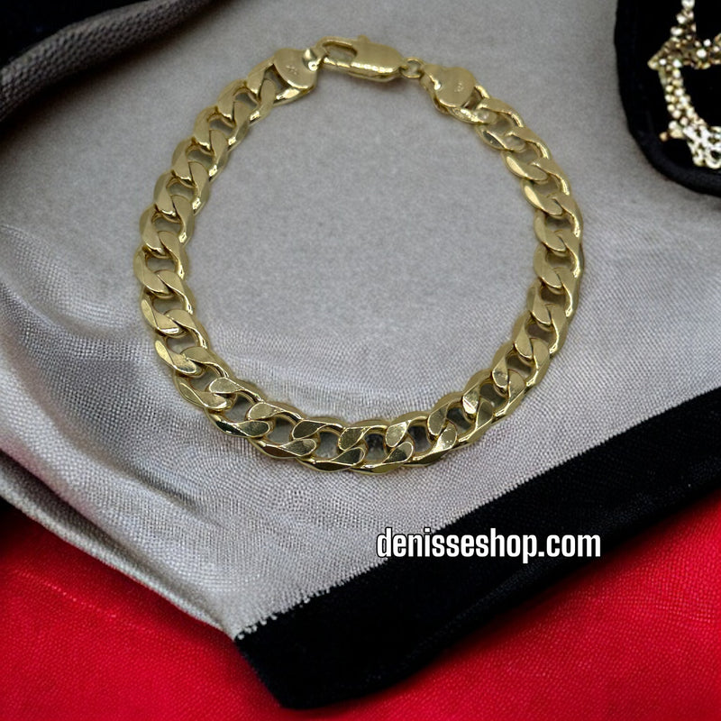 14K CUBAN ANKLET