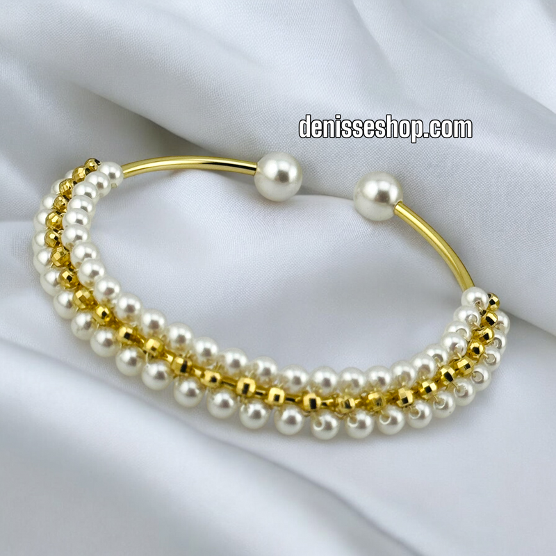 14K PEARL OPEN BRACELET BR630