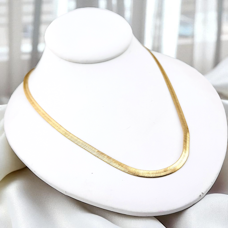 14K / SNAKE FASHION NECKLACE 20” N143