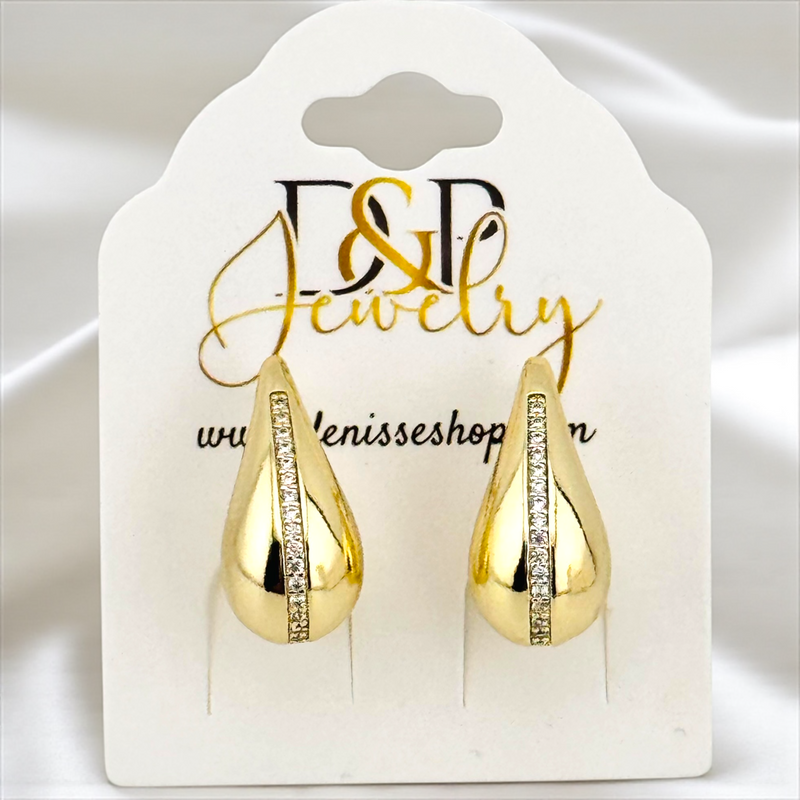14K  DROP EARRING E926