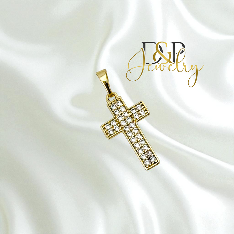 14K SMALL CRUCIFIX PENDANT P873
