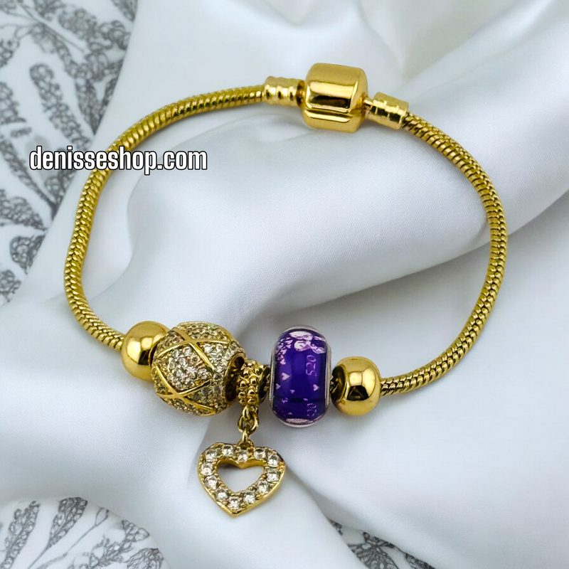 14K PURPLE PANDORA BR516