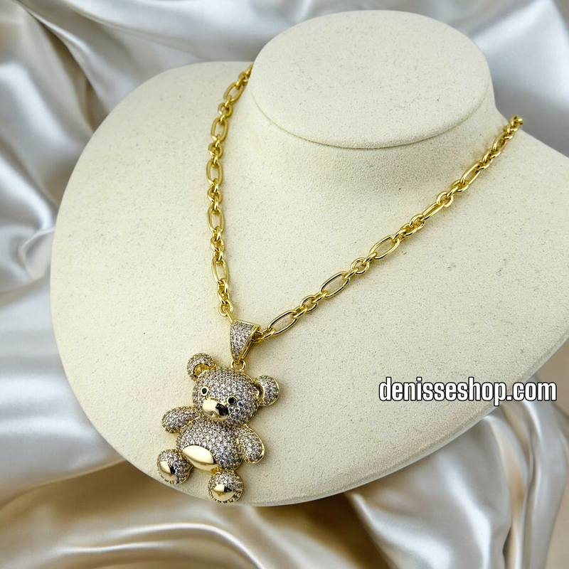 14K WOMEN/BEAR NECKLACE N138