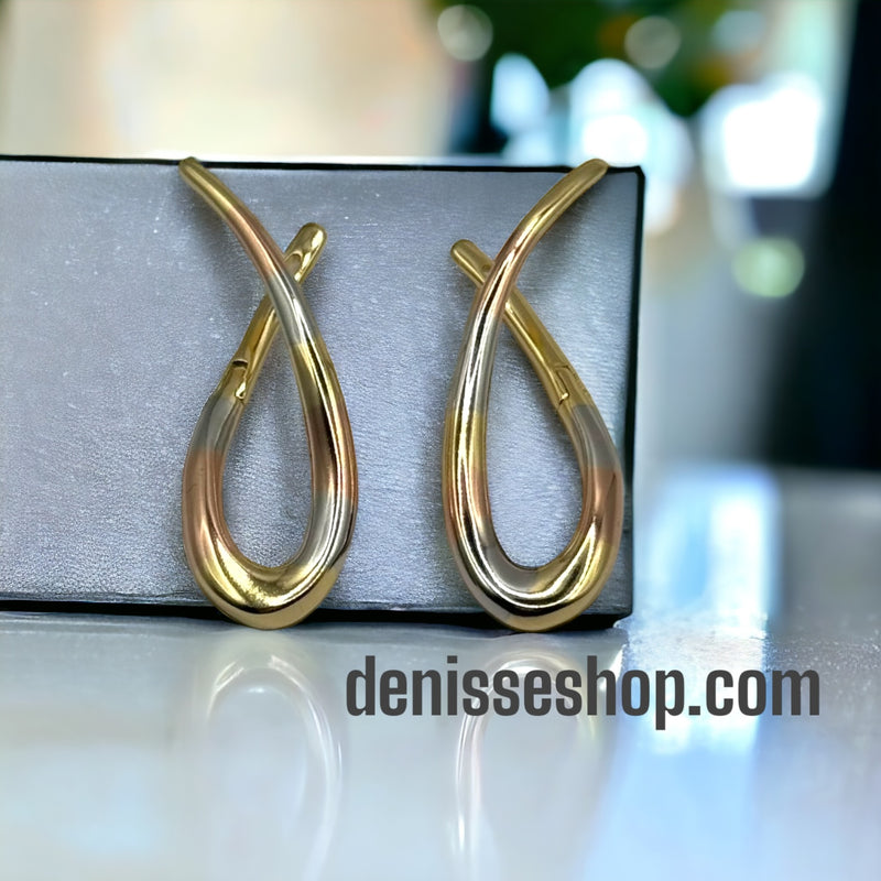 14K Gold Earrings E213