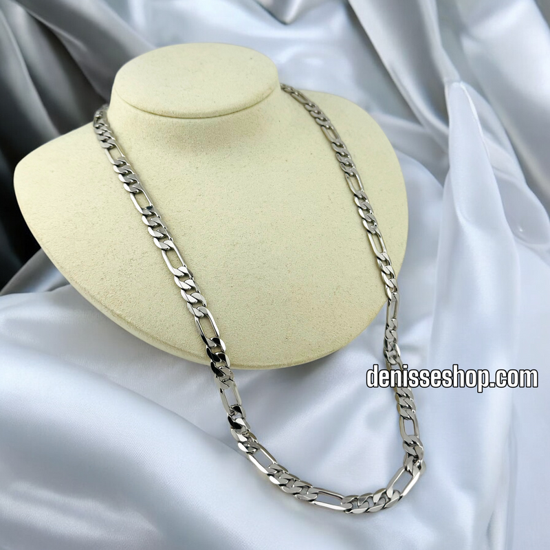 SILVER/ WOMEN/CUBAN LINK CHAIN 5MM CH040