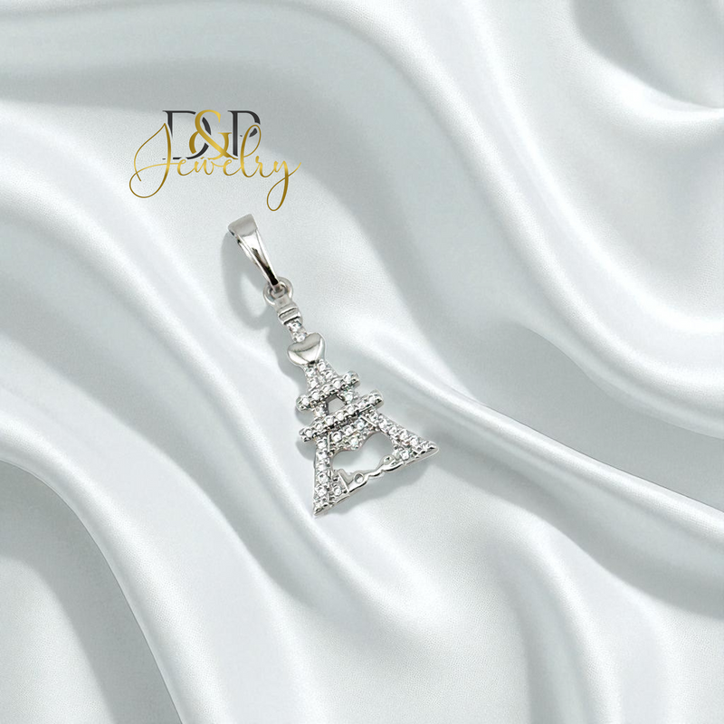 14K SILVER/EIFFEL TOWER PENDANT P911