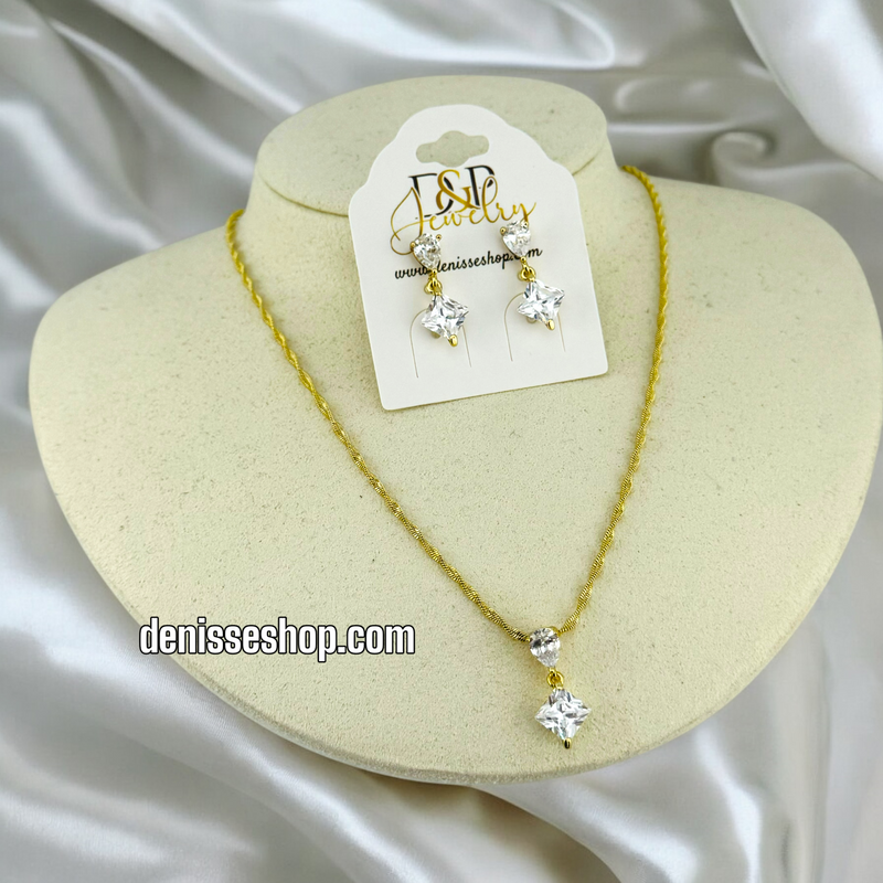 14K WOMAN ELEGANT NECKLACE SET N133