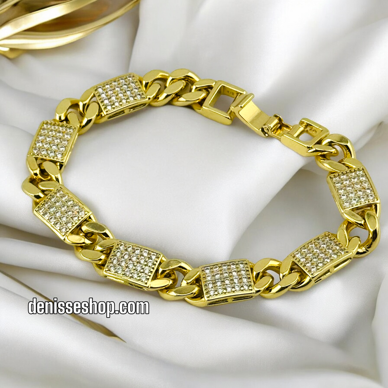 14K CUBAN FASHION BRACELET BR461