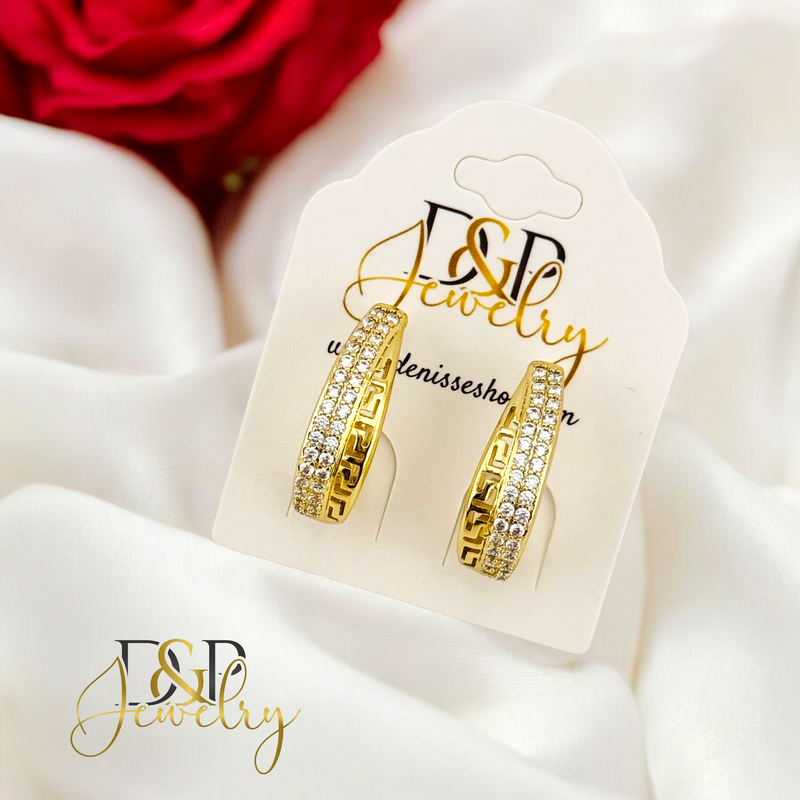 14K LONG  HOOP EARRING HP650