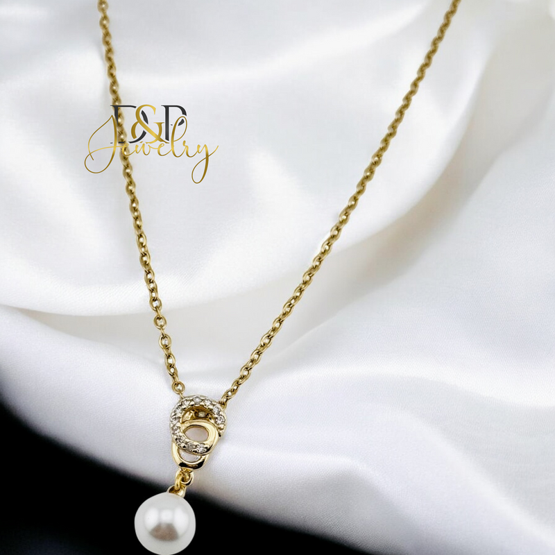 14K GOLD /PEARL NECKLACE N300