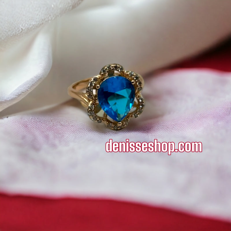 14k Blue Ring RG67